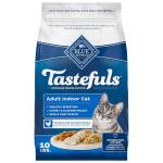 Blue Buffalo Blue Tastefuls Natural Adult Indoor Cat Chicken & Brown Rice Recipe Food for Cats 10 lb