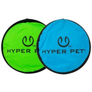Hyper Pet Flippy Flopper 9" Flying Disc Soft Dog Toy, Floats in Water & Safe on Teeth, for All Breeds, Pack of 2 (Colors May Vary)