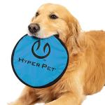 Hyper Pet Flippy Flopper 9" Flying Disc Soft Dog Toy, Floats in Water & Safe on Teeth, for All Breeds, Pack of 2 (Colors May Vary)