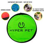 Hyper Pet Flippy Flopper 9" Flying Disc Soft Dog Toy, Floats in Water & Safe on Teeth, for All Breeds, Pack of 2 (Colors May Vary)