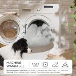 Bedsure Washable XL Dog Bed for Crate for Extra Large Dogs, Comfort Fluffy Plush Pet Pillow Bed Kennel Pad with Non-Slip Bottom, Machine Washable Pet Sleeping Mat, 41"x27", Gray