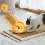 Active Moving Pet Plush Toy, 2026 New Squeaky Moving Dog Ball Toy Interactive Puppy Toys, Rechargeable Cartoon Plush Bounce Talking Toys to Keep Them Busy (Blue Pig)