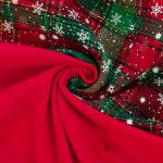 Fitwarm Merry Woofmas 100% Cotton Dog Christmas Outfits Girl Dog Holiday Dress Lightweight Doggie Costume Puppy Clothes Pet Apparel with Bowknot Cat Clothing Red Medium