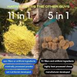 Native Pet Dog Vitamins & Supplements - 11-in-1 Vitamin Powder for Dog Food Topper - Collagen, Glucosamine, Probiotics, Omega & More- Supports Healthy Gut, Mobility & Overall Health - 60 Scoops