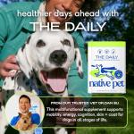 Native Pet Dog Vitamins & Supplements - 11-in-1 Vitamin Powder for Dog Food Topper - Collagen, Glucosamine, Probiotics, Omega & More- Supports Healthy Gut, Mobility & Overall Health - 60 Scoops