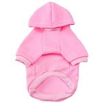 Jecikelon Winter Dog Hoodie Sweatshirts Warm Clothes for Small Dogs Chihuahua Coat Puppy Clothing Cat Custume (Medium, Y01-Pink)