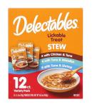 Hartz Delectables Stew Lickable Wet Cat Treats for Adult & Senior Cats, Variety Pack, 1.4 Ounce (Pack of 12)