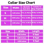 BOLDPET Dog Collar and Leash Set - Durable Polyester Material -Adjustable -Safe Metal Buckle-Cute Summer Dog Leash and Collar Set for Small, Medium and Large Dogs