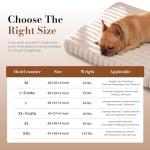 Cozila Extra Large Dog Bed for Crate, Orthopedic Dog Bed with Waterproof Lining, Soft Short Plush Surface & Egg Crate Foam, Machine Washable Pet Bed with Removable Cover & Anti Slip Bottom