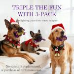 Frienhund Tough Dog Toys for Aggressive Chewers 3 Pack, Indestructible Dog Toy for Large Dogs, Bacon Flavored, Keeps Dogs Busy