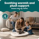 Furhaven Dog Bed for Extra Small Dogs & Indoor Cats, 100% Washable, Sized to Fit Crates - Sherpa Fleece Bolster Crate Pad - Cream, Extra Small