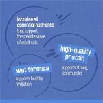 Purina Friskies Wet Cat Food Variety Pack, Shreds With Beef, Turkey and Cheese Dinner, Chicken and Salmon Dinner, and With Ocean Whitefish and Tuna - 48 ct. Can