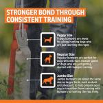 SportDOG Brand Canvas Dummies - Hunting Dog Training Tool - Weighted Bumper for Easy Throwing - Readily Holds Game Scent - Floats - Puppy - Orange