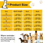 SATINIOR 6 Pcs Dog Clothes Printed Doggie Shirts Puppy T-Shirts Cute Pet Cotton Clothes Doggie Shirt for Small Medium Dog Apparel Summer Christmas(M)