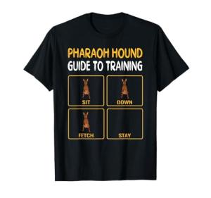 Funny Pharaoh Hound Guide To Training Dog Obedience T-Shirt for Men Women