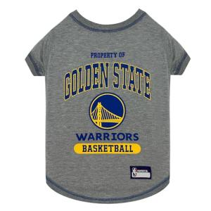 Pets First NBA Licensed Hoodies & T-shirt for Dogs & Cats, Golden State Warriors, Small