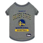 Pets First NBA Licensed Hoodies & T-shirt for Dogs & Cats, Golden State Warriors, Small