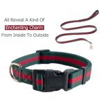 Elegant Luxury Dog Collar and Leash Set, Soft Pet Collars and Leashes for Small Dogs
