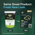 VetriScience Veterinary Strength 27+ Active Health Chews - Comprehensive Dog Multivitamin for Dog Health & Wellness - Digestive Support - Duck Flavor - 60 Count