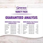 Wellness Healthy Indulgence Gravy Adult Wet Cat Food, Natural, Protein-Rich, Grain Free, 3 Ounce Pouch, 8 Pack, (Gravy Variety Pack)