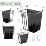 LUAVIARU Upgrades Rabbit Hay Feeder - Guinea Pig Hay Feeder - Metal Frame Hay Rack with Adjustable Hook - Less Wasted - for Guinea Pigs - Chinchilla Bunny Cage Accessories - Bunny Feeder