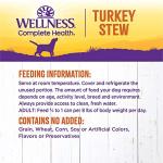Wellness Complete Health Thick & Chunky Natural Canned Wet Dog Food, Turkey Stew, 12.5-Ounce Can (Pack of 12)