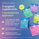 GutWell Stress Support - Dog Anxiety Relief & Calming Treats - Tasty Food Topper for Dog Stress and Anxiety Relief - Support Gut-Brain Axis with Triple-biotic Blend & Magnesium - 60 Scoops