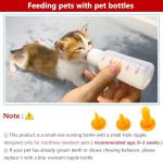Pet Feeding Bottle and Syringe Set for Puppies and Kittens