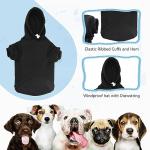 Dog Sweaters for Medium Dogs Security Dog Hoodie Pet Sweater Soft Brushed Fleece Clothes Pet Hoodie Sweatshirt with Pocket(M)