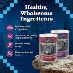 Blue Buffalo Wilderness High Protein Beef and Chicken & Salmon and Chicken Wet Dog Food Variety Pack for Adult Dogs, Grain-Free, 12.5 oz Cans (6 Pack)