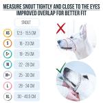 Gentle Muzzle Guard for Dogs - Prevents Biting and Unwanted Chewing Safely Secure Comfort Fit - Soft Neoprene Padding – No More Chafing – Training Guide Helps Build Bonds with Pet (S+, Pink)