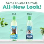 TropiClean Fresh Breath Water Additive for Dogs with Prebiotics, Gut Health for Dogs, Breath Freshener and Teeth Cleaning Solution, 16oz.