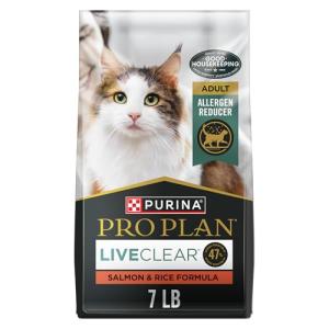 Purina Pro Plan Allergen Reducing, High Protein Cat Food, LIVECLEAR Salmon and Rice Formula