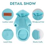 2 Pack Dog Hoodie Warm Hood Dog Sweater Cold Weather Small Dogs Sweatshirt Comfort Pet Clothes for Small Medium Dogs with Pockets Cats Chihuahua Clothes for Male Female Girl Boy Sporty Daily Wear