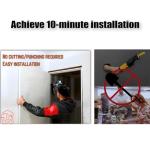 Dog Door 32"*80" Solid Wood Door,Pre-Installed Pet Door&Interior Door &Cat Door. Pet Door for Exterior/Interior, Right Pre-Assembled (Training Guide+Fitting+Residential Doors)