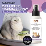 AutumnNest Cat Litter Training Spray – 150ml Natural Attractant for Cats & Kittens – Helps Guide Proper Litter Box Use – Indoor Toilet Training Aid
