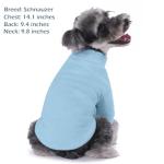 GYALAPERI Dog Sweater, 3 Pack Dog Sweaters for Small Dogs Girl Boy, Ultra Soft Warm Puppy Clothes Dog Coat for Winter (Gray+Azure+Navy, Small)