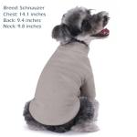 GYALAPERI Dog Sweater, 3 Pack Dog Sweaters for Small Dogs Girl Boy, Ultra Soft Warm Puppy Clothes Dog Coat for Winter (Gray+Azure+Navy, Small)