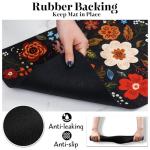 Dog Food Mats for Floors, Absorbent Quick Dry Pet Cat Food Mat, Dog Bowl Mats for Food and Water Dispenser Mat, Eco-Friendly Dog Accessories Pet Supplies 12"x20"