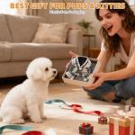 KOOLTAIL Small Dog Harness and Leash Set,Step in No Pull&Choke Soft Mesh Padded Adjustable Pet Vest Harness with Bowtie for Extra-Samll Medium Dogs and Cats,Cute Harnesses for XS S Puppy Beige S