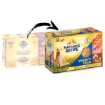 Nature’s Recipe Chicken, Salmon and Turkey Recipes Variety Pack Wet Dog Food, 12-2.75 oz. Cups, 2 Count