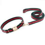 Premium Dog Collar, Cute Dog Collars Luxury Style, Durable Pet Collars and Dog Leash with Metal Buckle Safety for Medium Dogs