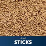 TetraPond Pond Sticks, Pond Fish Food, for Goldfish and Koi, 1.72 Pounds