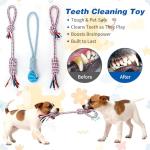 Lonepetu Puppy Play Gym with 8 Hanging Toys, Indoor Jungle Gym Toys for Small Dogs with PVC Frame, Interactive Puppy Toy with Bungee Straps for Entertainment Funny Teething and Mental