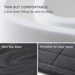 Bedsure Washable Dog Crate Bed for Small Dogs, Soft Foam Floor Pet Mat, Versatile Lightweight Pet Crate Pad for Cages