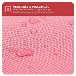 Downtown Pet Supply Dog Crate Pad, 20" x 15" - Waterproof, Ripstop Nylon Dog Crate Mat Chew Proof and Machine Washable - Dark and Light Pink - XS