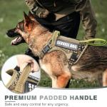 WINSEE Tactical Dog Harness, No Pull Dog Harness for Medium Large Dogs with Handle & Molle, Military Service Dog Vest Harness in Training Pet Harness for Small Dogs