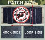 2 PCS Service Dog Please Don't Pet Me I'm Working Patch Tactical Badge Embroidered Hook and Loop Patch for Funny Cute Dogs Working Training Service Dog Working Dog Guide Dog Animals Harness