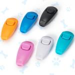 EOEDEPAZ 2-in-1 Dog Training Clicker Whistle for Training and Recall, Pet Training Accessories for Puppy, Cats, Horses & Small Animals - 2 Pack with Lanyard, Reward and Train Your Pets Efficiently