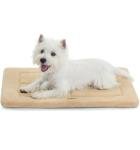 MADE 4 PETS Dog Crate Pad Bed for Small Dogs, Washable & Reversible, Anti-Slip Kennel Mat for Cozy Sleeping, Soft Fluffy Dog Bed for Indoor & Outdoor Use, 24"x18", Khaki